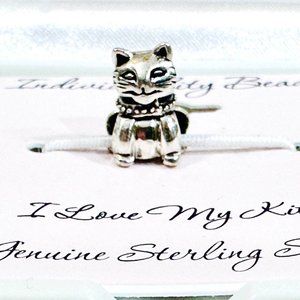 Sterling Silver Cat Individuality Bead - New in Box